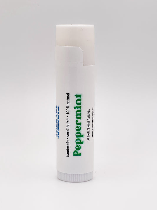 tube of peppermint lip balm